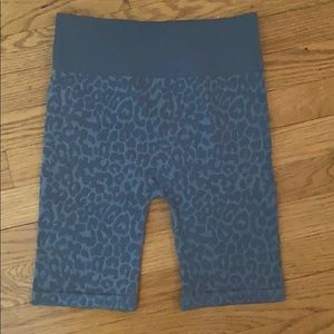 NEW NEVER WORN LEOPARD BIKE SHORTS